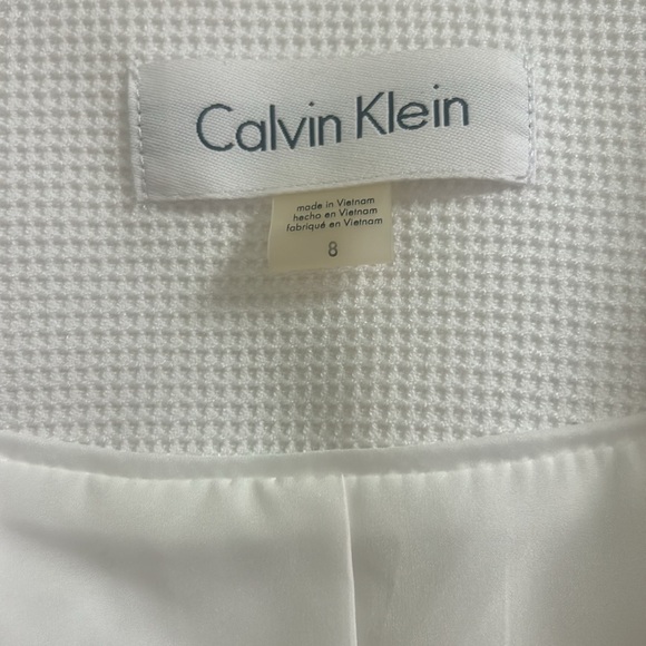 Calvin Klein piped pique zip front jacket - Picture 2 of 3